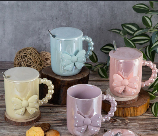 مج بورسلين فيونكة بيد بابلز – تصميم أنيق للمشروبات الساخنة والباردة