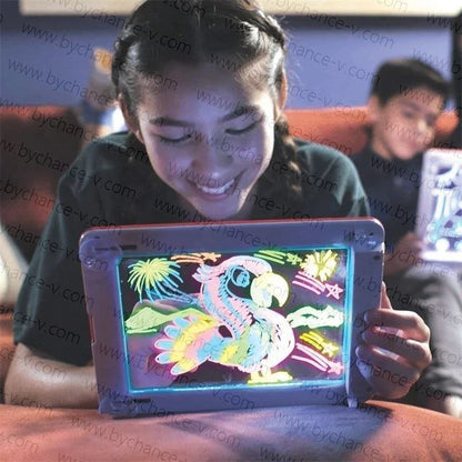 السبورة الذكية المضيئة للأطفال – لتعليم الرسم والكتابة بالمرح والإبداع