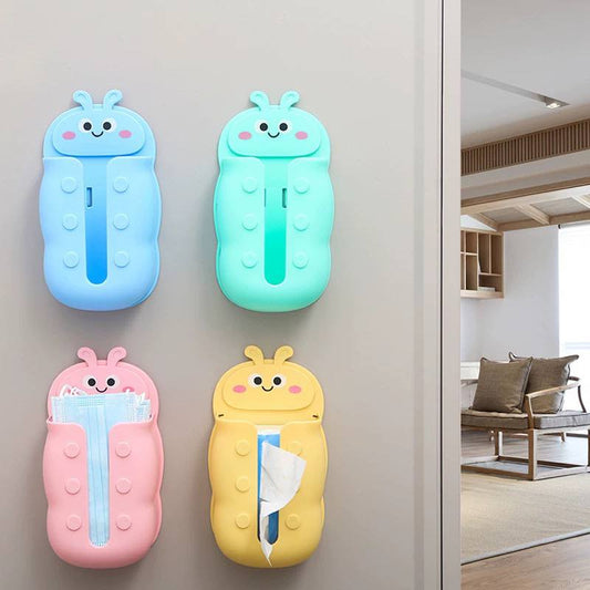 علبة مناديل كرتونية بتصميم يرقة مرحة – لمسة بهجة في كل ركن