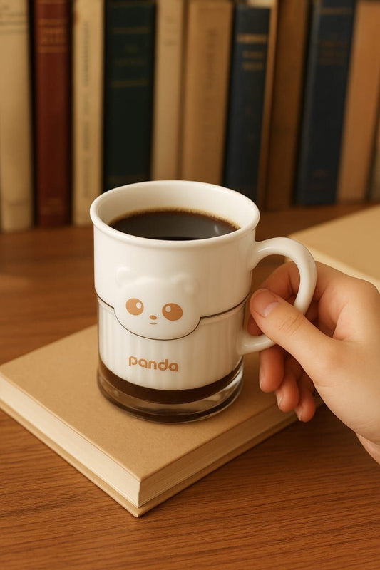 مج الباندا الأكريليك – تصميم لطيف