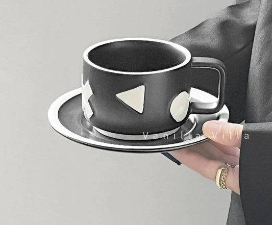 مج بورسلين + طبق بورسلين