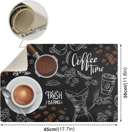 كوستر جلد ديكور Coffee – لتجديد الكوفي كورنر وتقديم أنيق للمشروبات