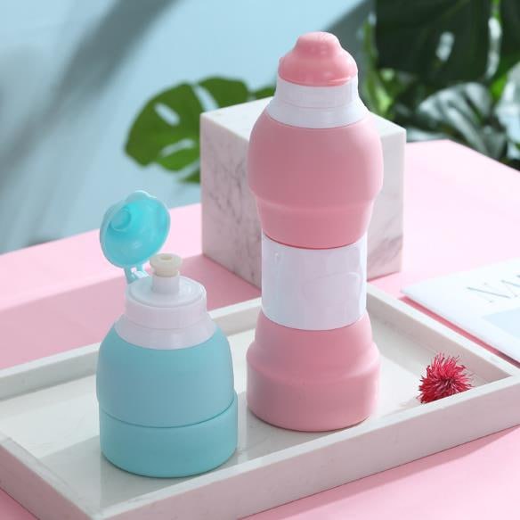 زجاجة سيليكون قابلة للطي – عملية، خفيفة، وأنيقة في كل مشاويرك