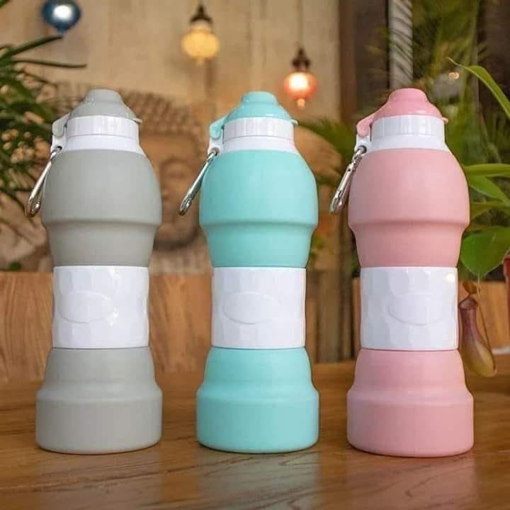 زجاجة سيليكون قابلة للطي – عملية، خفيفة، وأنيقة في كل مشاويرك