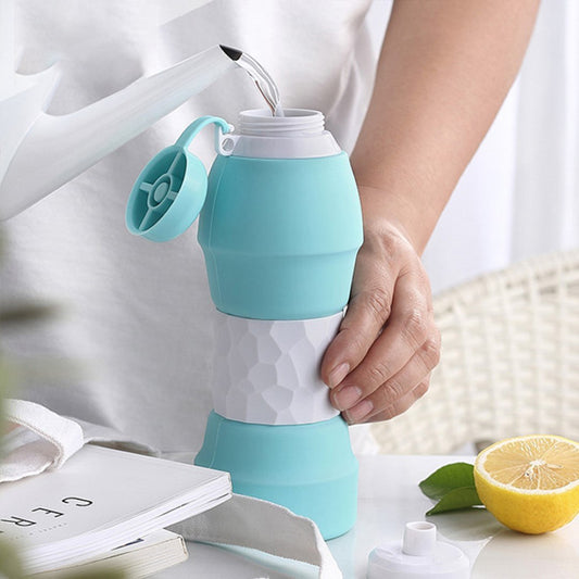 زجاجة سيليكون قابلة للطي – عملية، خفيفة، وأنيقة في كل مشاويرك