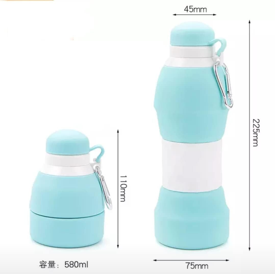 زجاجة سيليكون قابلة للطي – عملية، خفيفة، وأنيقة في كل مشاويرك