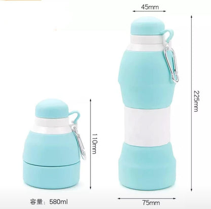 زجاجة سيليكون قابلة للطي – عملية، خفيفة، وأنيقة في كل مشاويرك