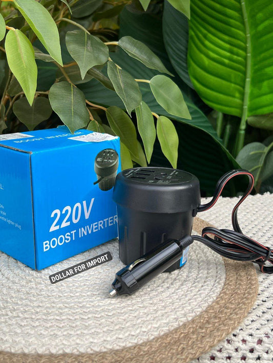 محول كهرباء Boost Inverter 220V – كهربا 220 من العربية في أي مكان!