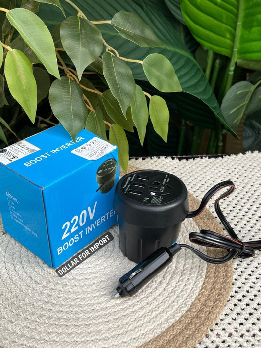 محول كهرباء Boost Inverter 220V – كهربا 220 من العربية في أي مكان!