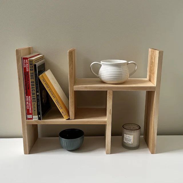 منظم خشب حرف H متعدد الاستخدامات – تصميم عصري وأنيق