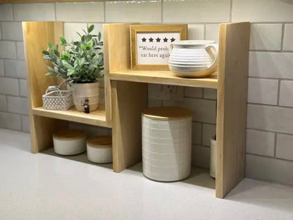 منظم خشب حرف H متعدد الاستخدامات – تصميم عصري وأنيق