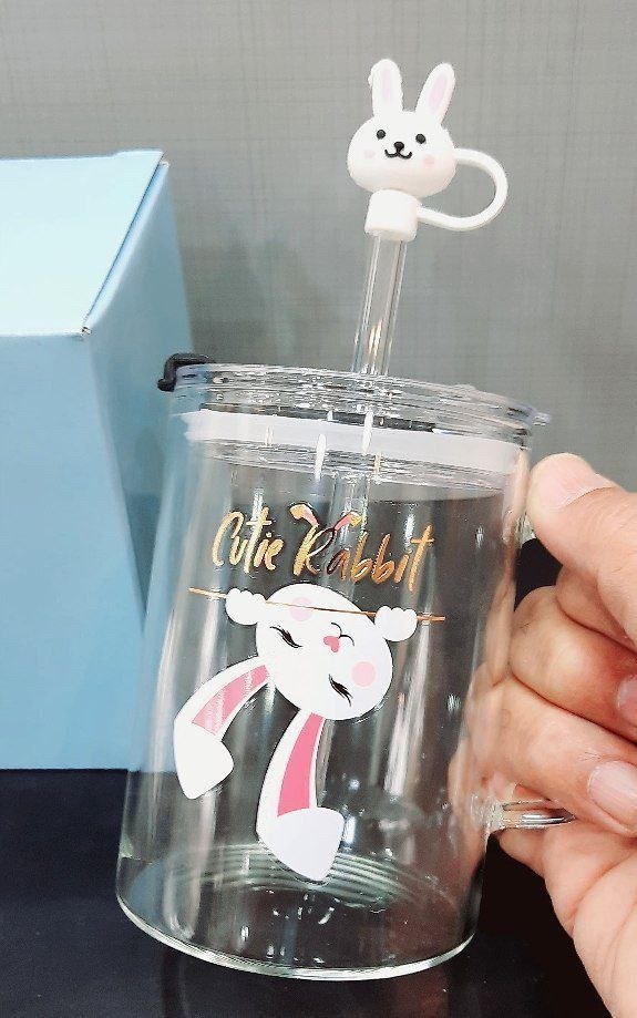مج بايركس حراري بغطاء محكم وشاليمو زجاج – 330ml عملي وأنيق