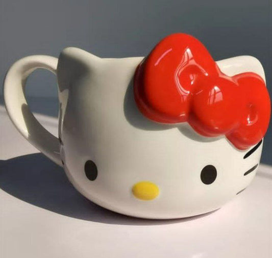 مج Hello Kitty كيوت – تصميم لطيف لمحبي كيتي يناسب الكابتشينو والهوت شوكليت