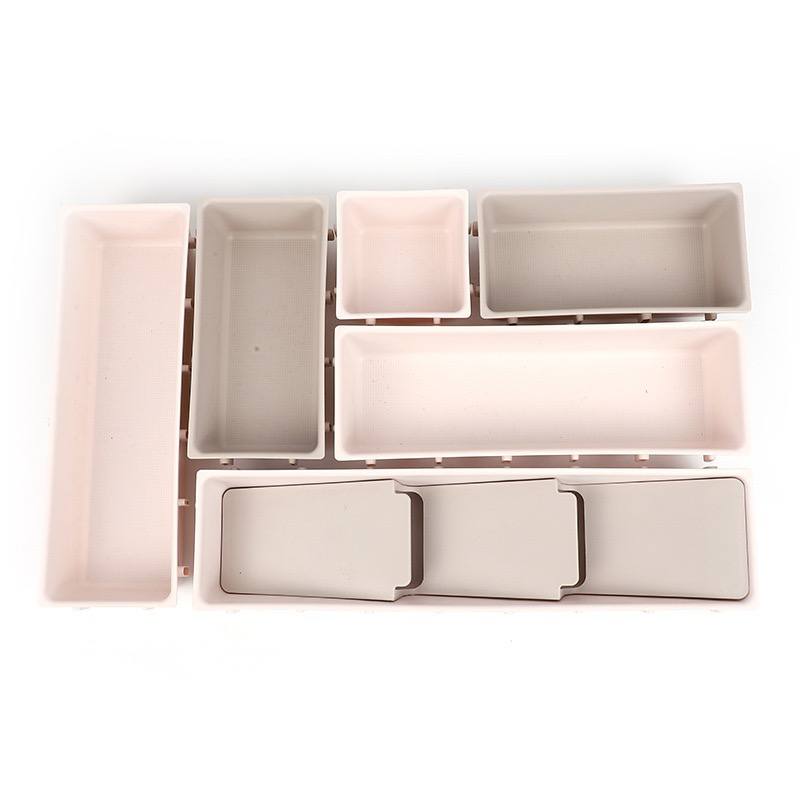 منظم أدراج 6 قطع بتصميم حصري – قابل للتعديل لترتيب مثالي للأدوات والإكسسوارات