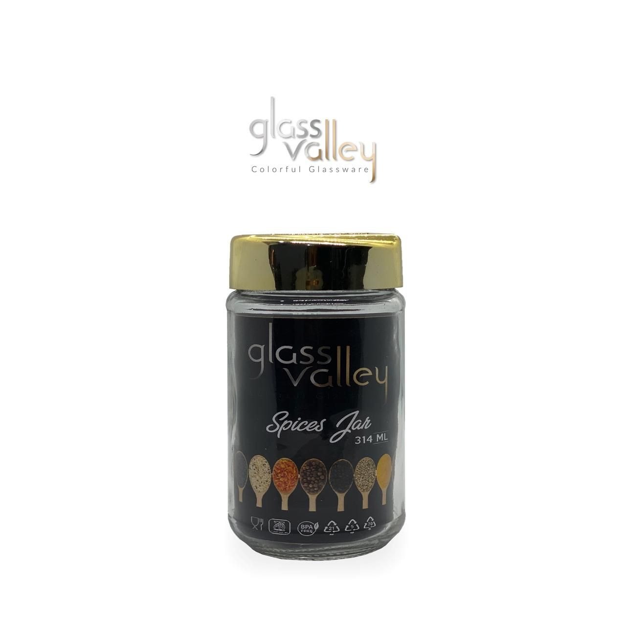 برطمان زجاج بتصميم أنيق – من Glass Valley