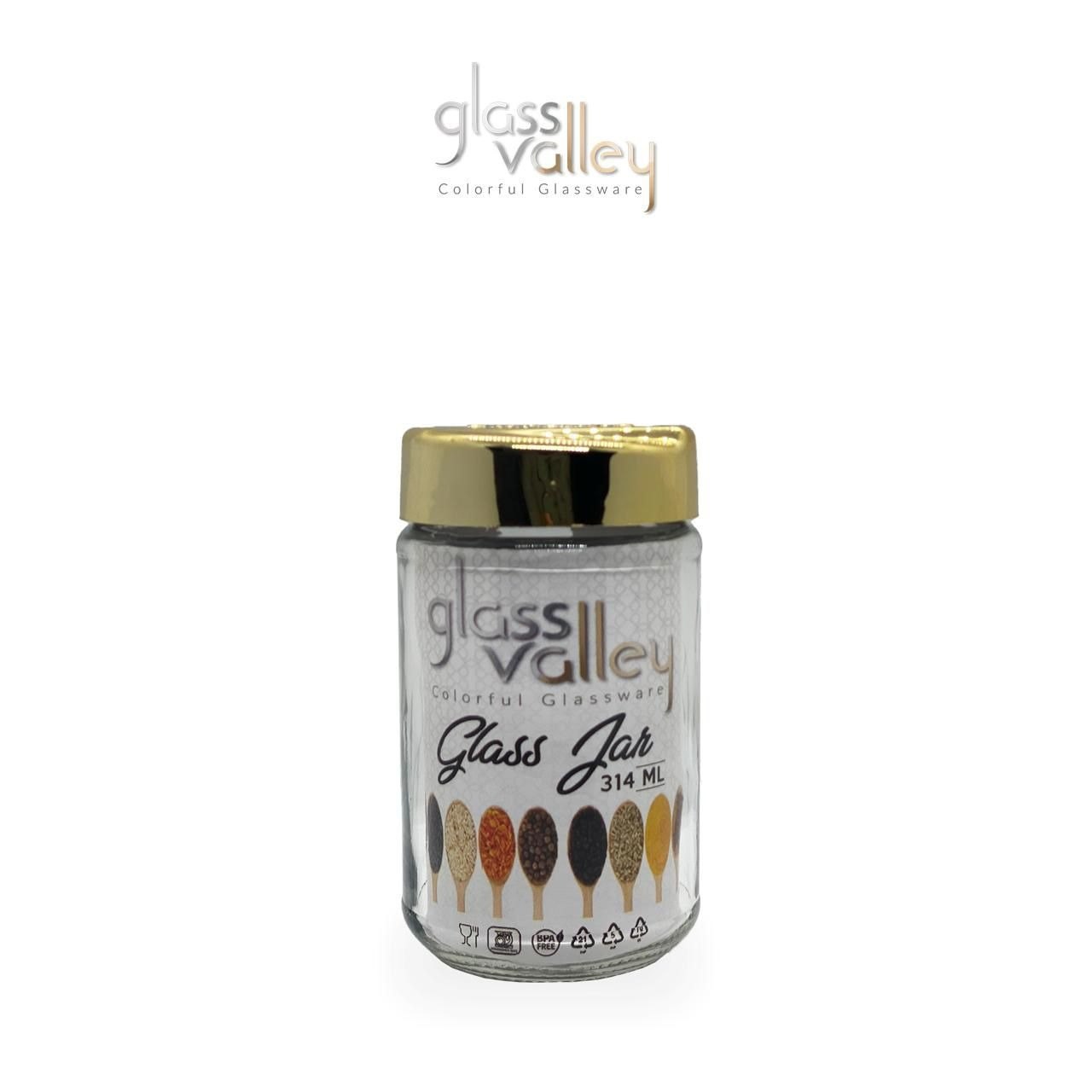 برطمان زجاج بتصميم أنيق – من Glass Valley