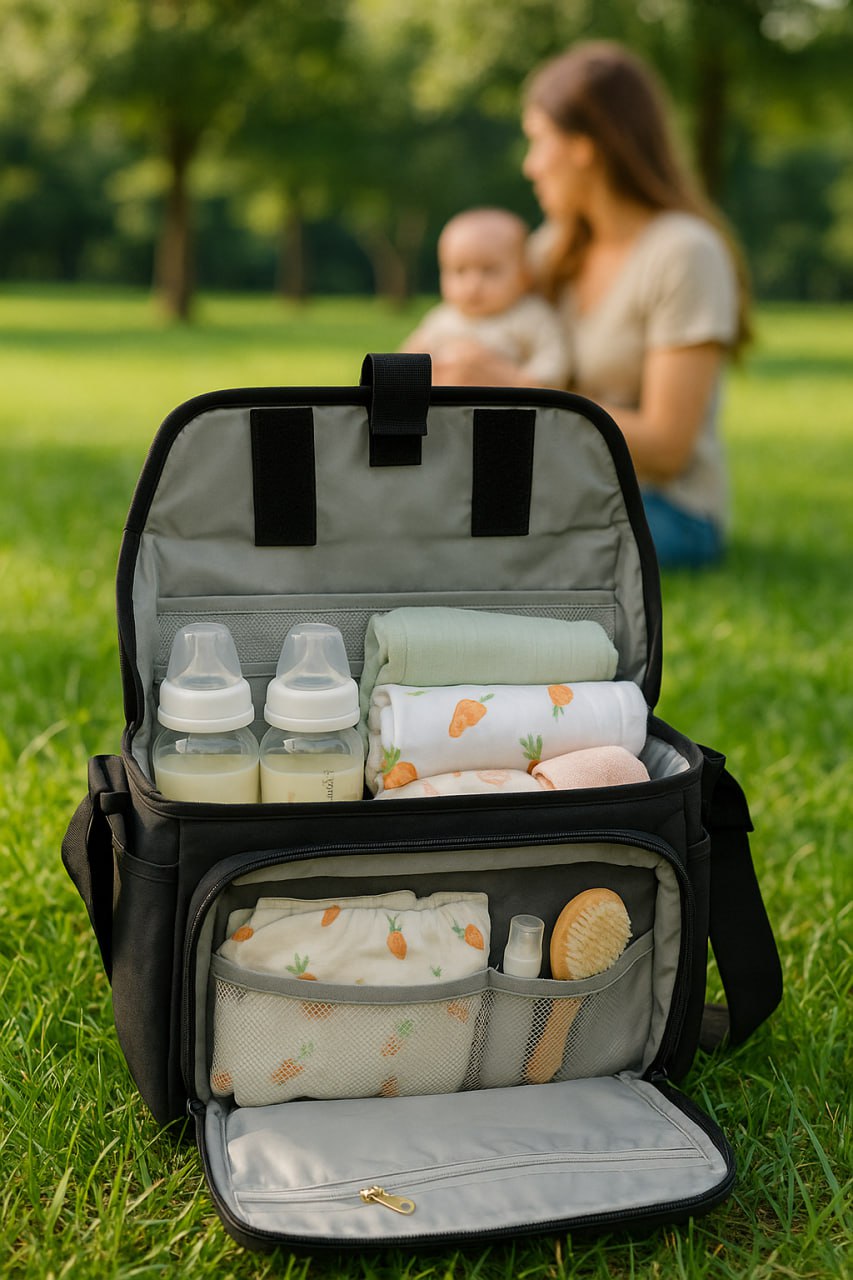 شنطة البيبي العملية متعددة الاستخدام للأمهات العصريات