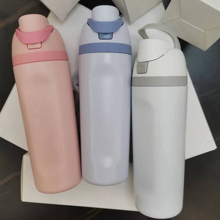 زجاجة بعزل حراري مزدوج – استانلس ستيل 304 لحفظ المشروبات الساخنة والباردة