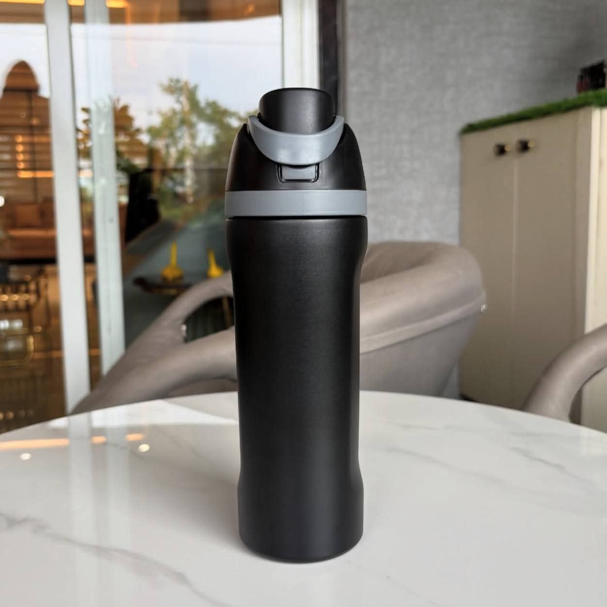 زجاجة بعزل حراري مزدوج – استانلس ستيل 304 لحفظ المشروبات الساخنة والباردة