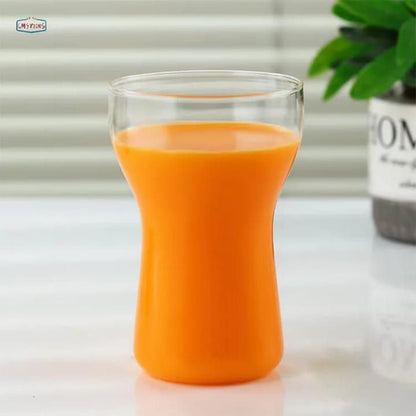 كوب آيس كوفي زجاج بيور