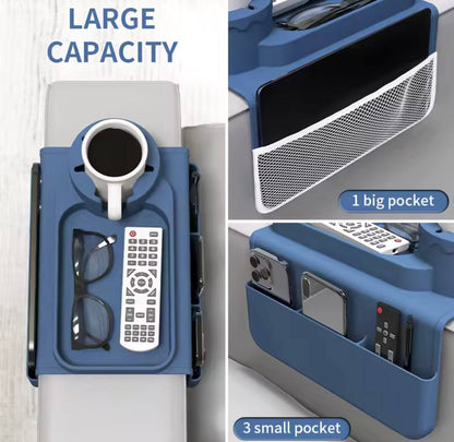 منظم ريموت وسيليكون أوروبي متعدد الاستخدام – حامل أكواب وموبايل بتصميم عصري