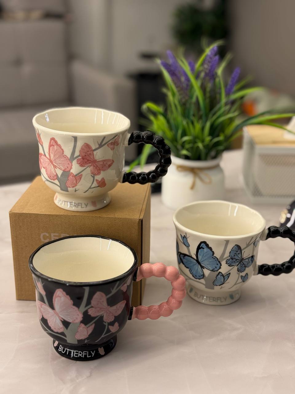 مج بورسلين بونشينا بتصميم أنيق – فخامة في كل رشفة