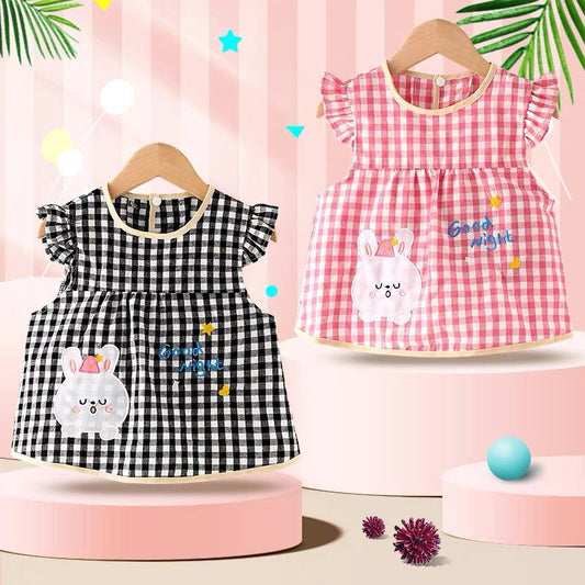 مريلة أطفال بشكل فستان أنيق