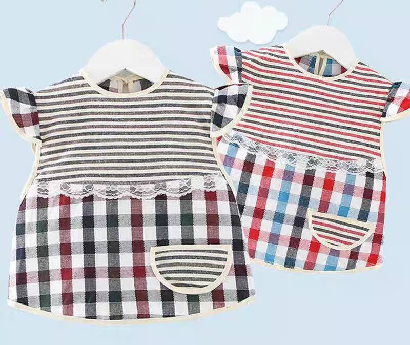 مريلة أطفال بشكل فستان أنيق