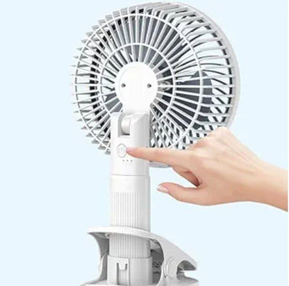 مروحة شحن محمولة – قوية، عملية، ومثالية للتنقل والاستخدام اليومي