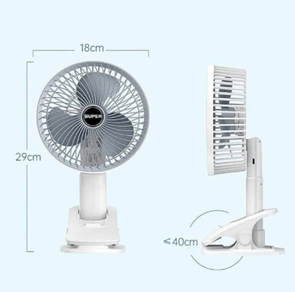 مروحة شحن محمولة – قوية، عملية، ومثالية للتنقل والاستخدام اليومي