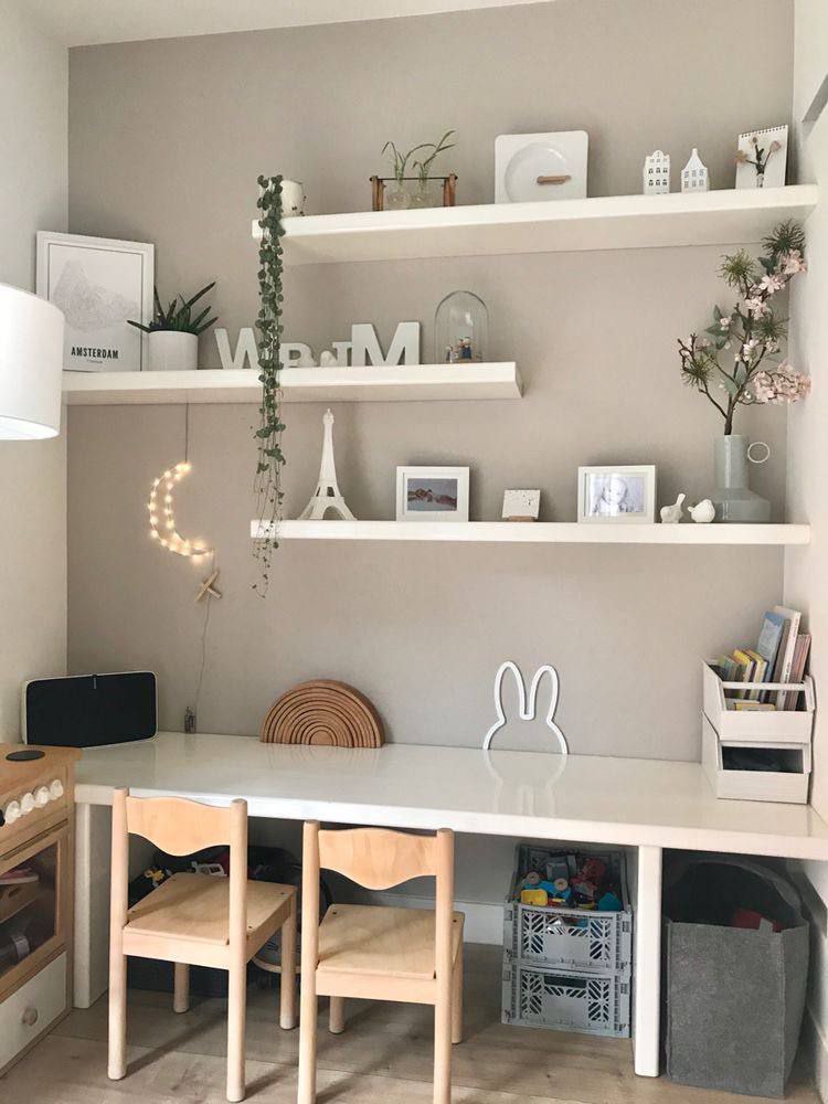 طقم رفوف ديكور خشب MDF طاير – 3 قطع بتصميم عصري أنيق