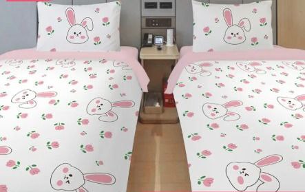 طقم ملايات سفر للاستخدام مرة واحدة – 3 قطع في كيس مضغوط