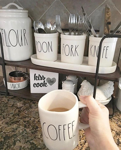 ستاند كوفي راك Coffee Rack – قطعتك المثالية لتنظيم ركن القهوة بأناقة