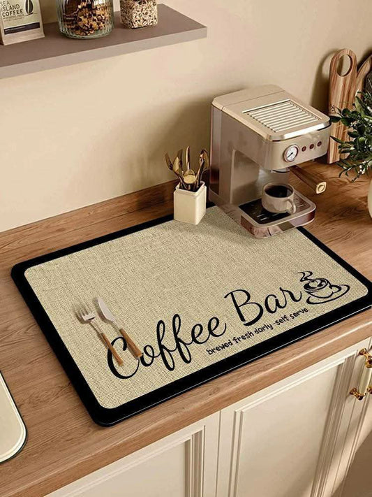 كوستر جلد بتصميم Coffee – لمسة ديكورية أنيقة وعملية للمنزل والكوفي كورنر