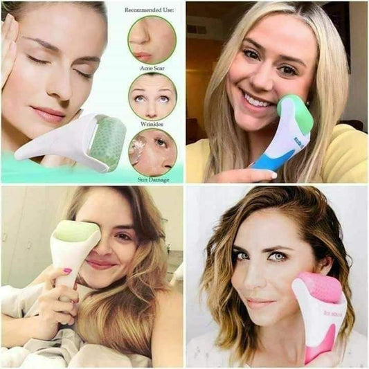 Ice Roller لتصغير المسام وعلاج انتفاخ العين – بديلة مكعبات الثلج بفعالية مذهلة
