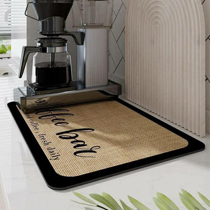 كوستر جلد بتصميم Coffee – لمسة ديكورية أنيقة وعملية للمنزل والكوفي كورنر