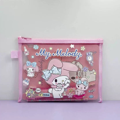 الشنطة الشفافة – حجم كبير | يونيكورن وأشكال مميزة ✨💄✏️ | 