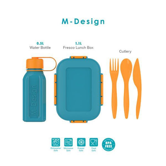 طقم لانش بوكس 2 دور من M.Design – وجبات منظمة وأناقة يومية!