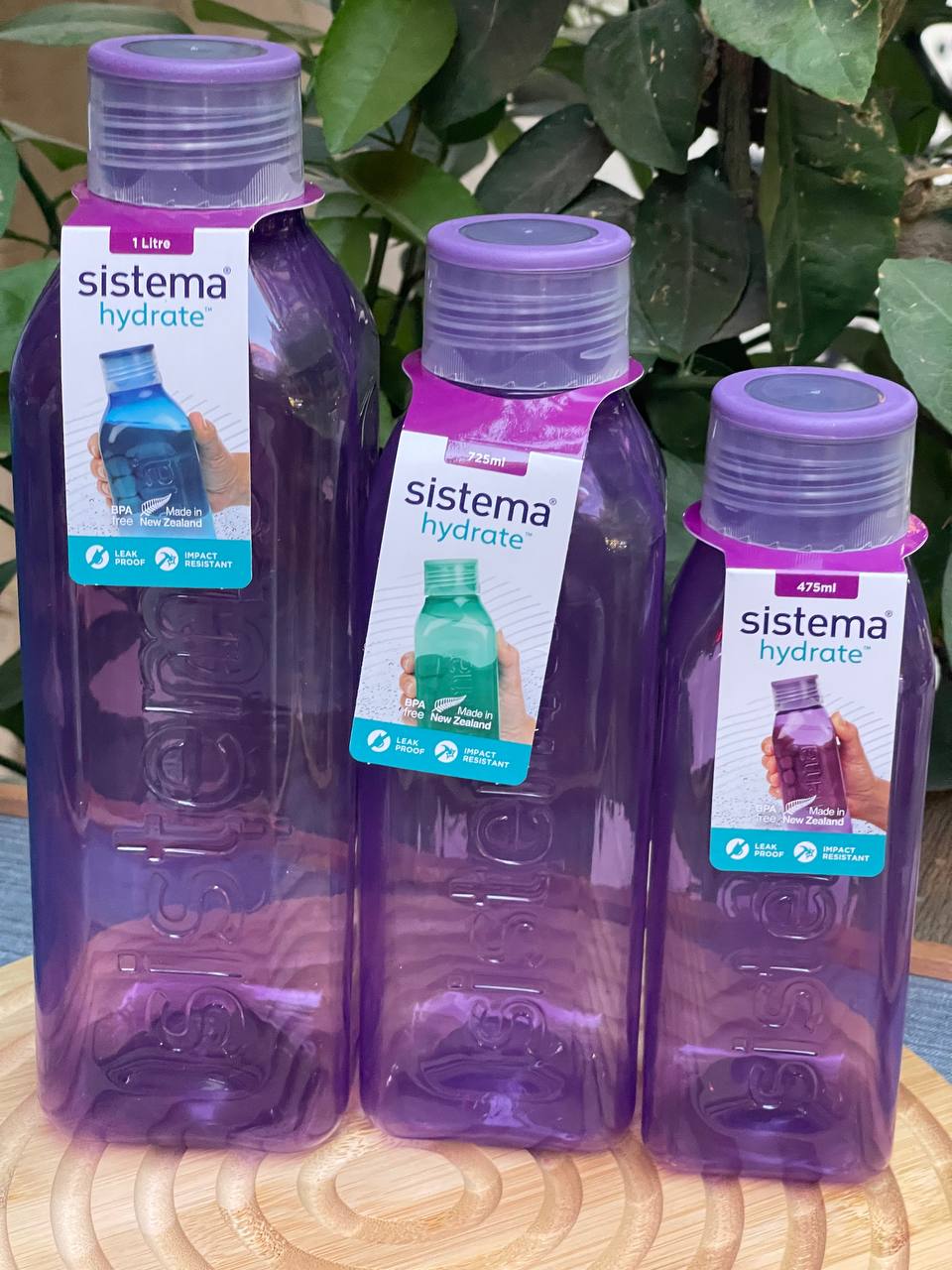 💧 زجاجة مياه Sistema الأصلية – أناقة، أمان، وسهولة ترطيب أينما كنت!