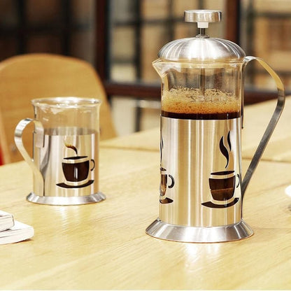 ☕️ كوفي بريس استانلس ستيل أصلي – لتحضير قهوة بمذاق احترافي