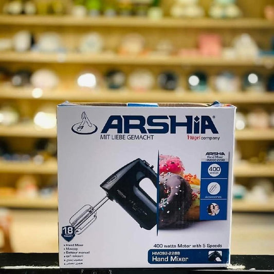 مضرب بيض كهربائي ARSHIA الألماني 🇩🇪 – القوة والدقة في مطبخك! 🧁✨