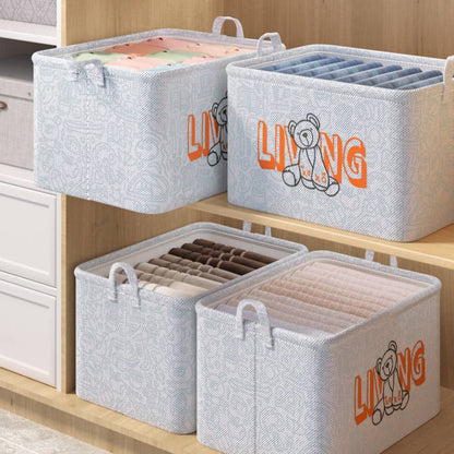 منظم ملابس وتربروف عملي – للتخزين الذكي والنظيف في بيتك 🧥🧸📚