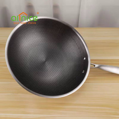 مقلاة ووك غويطة بجودة عالية وتصميم عصري – قطعة أساسية في مطبخك العصري!