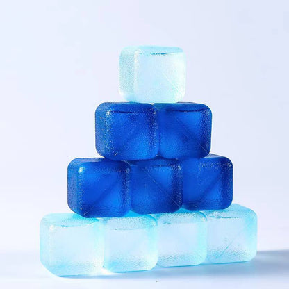 🧊 مكعبات ثلج سيليكون قابلة لإعادة الاستخدام – 16 مكعب للحفاظ على برودة المشروبات بدون تغيير الطعم
