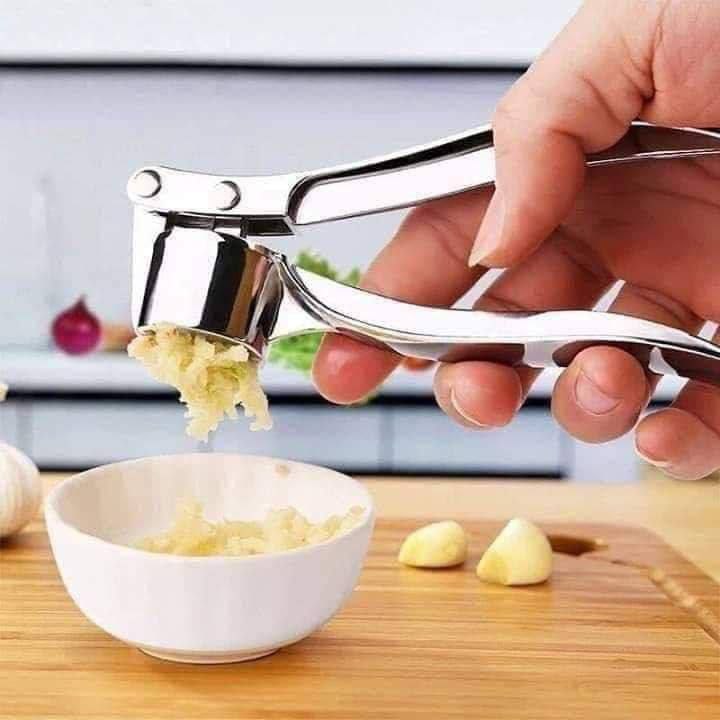 🧄 هراسة ثوم يدويّة – استانلس ستيل بجودة عالية وسهولة في الاستخدام