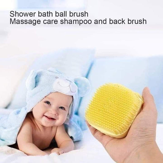 🛁 ليفة استحمام سيليكون بكاميرا رغوة – عناية وراحة بلمسة واحدة