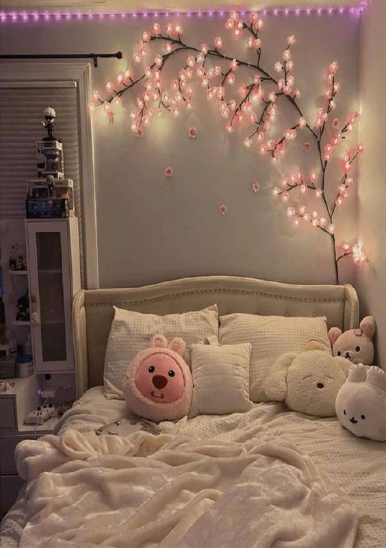 شجرة سيلين المضيئة –الأجمل لديكور المنزل ✨🌸🌹