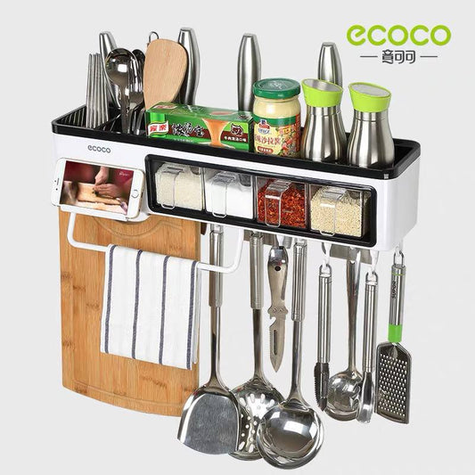 حامل المطبخ المتكامل Ecoco 🧂🔪📱
