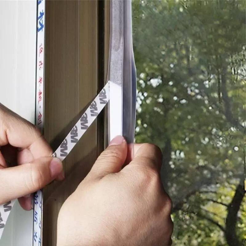 رول لاصق دبل فيس لعزل الأبواب والنوافذ 🚪🪟