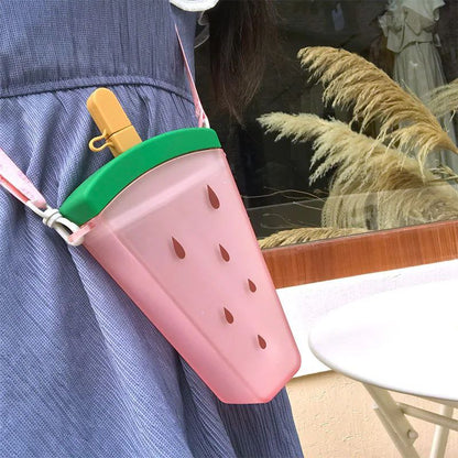 🍦🥤 زمزمية آيس كريم 300 مللي – أناقة وعملية مع كل رشفة